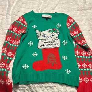 Ugly Cat Christmas Sweater